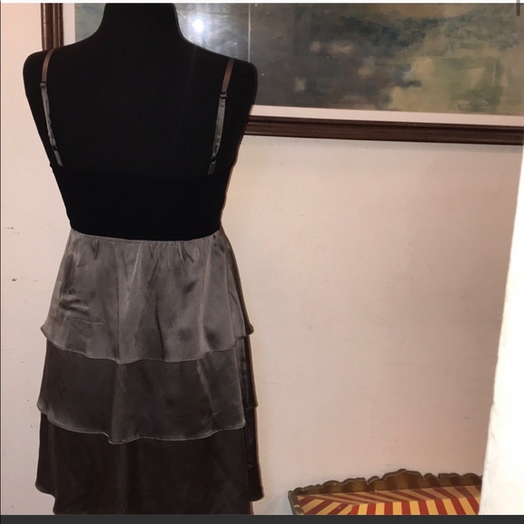 Theory Adedra Sirenity Tiered Silk Dress Size M - Picture 3 of 8